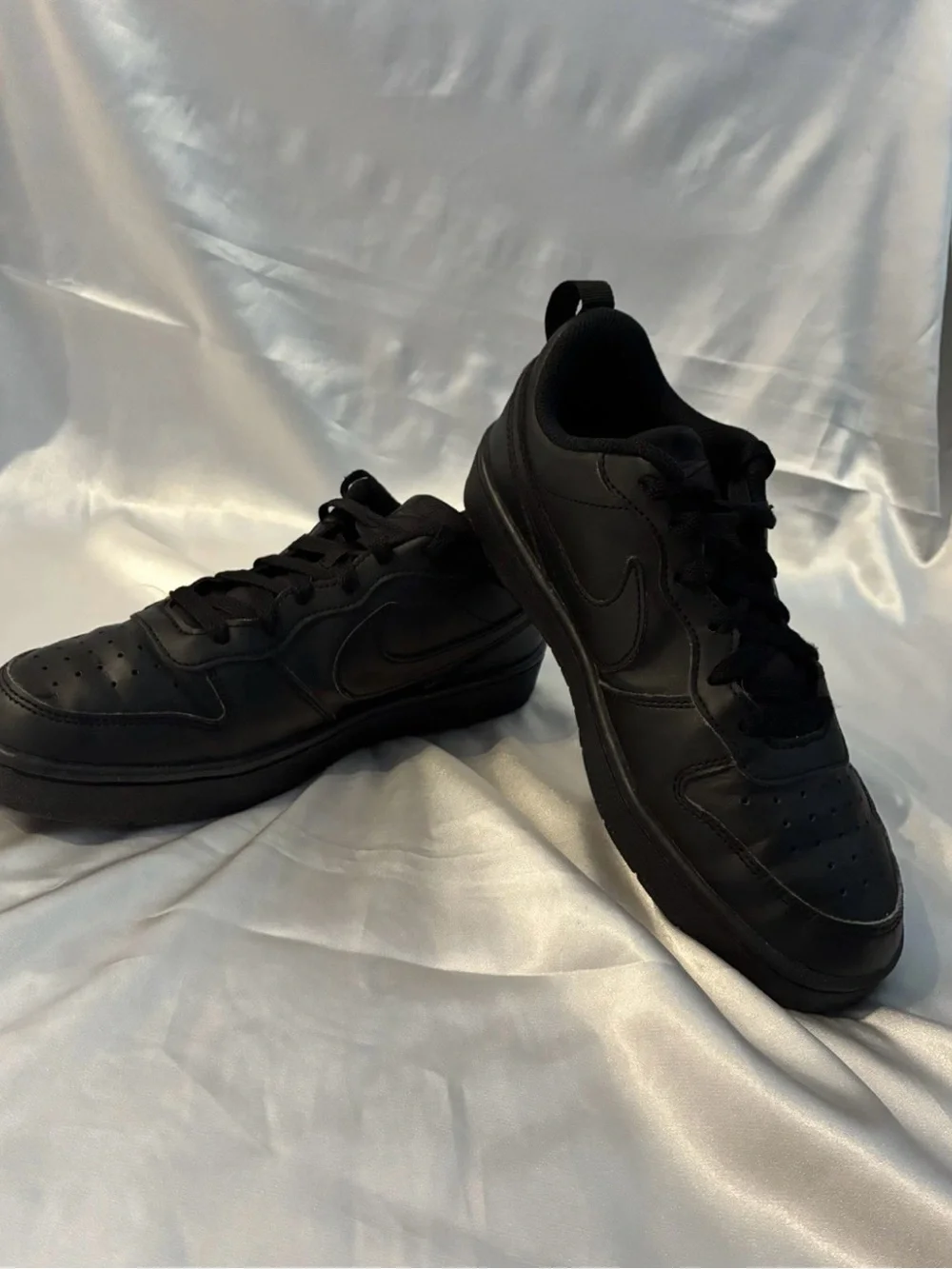 Nike Court Borough Low Recraft Shoes Youth 6.5 Lace Up Sneakers DV5456-002